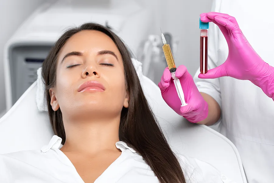 How is platelet rich plasma used in aesthetic medicine and skin rejuvenation?